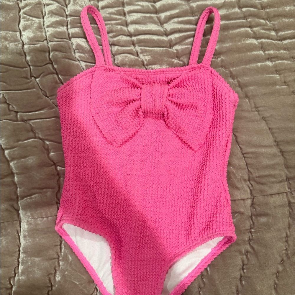 4t Tahari Pink Bow Swimsuit
